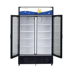 Commercial Swing Door Vertical Showcase Beverage Display Cabinet