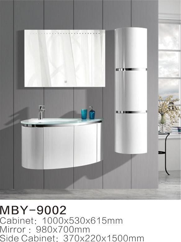 Bathroom Wash Basin Mirror Cabinet Wall Mounted with LED Light