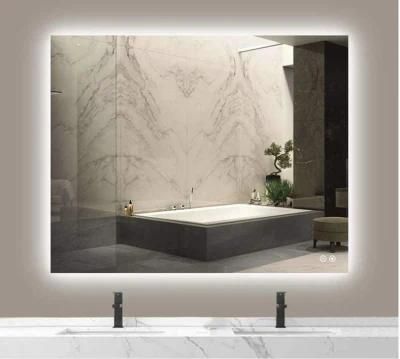 Framed/Frameless 3-15mm Bathroom Mirror for Hotel Home Decoration Mirror Ultra Clear with/Without LED Lights