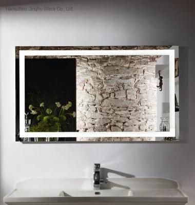 Hot Sales Rectangle Decorative Bathroom Illumnated Vanity Top LED Mirror