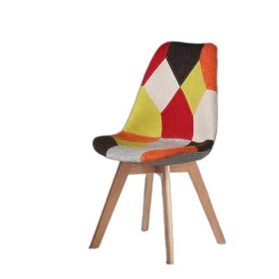 High Quality Home Dining Room Furniture Leisure Fabric Colorful Chair Living Room Dining Chair