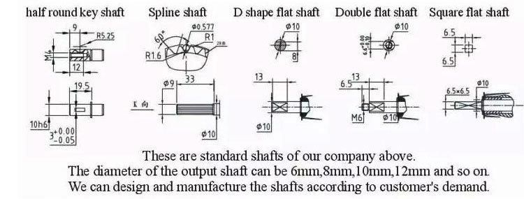 Factory Customized DC Worm Gear Brushed Motor for Hospital Electric Lift Bed