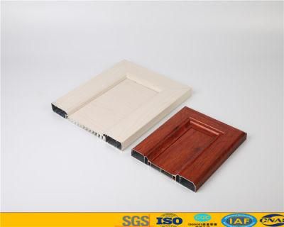 Wood Grain Extruded Aluminum Profile for Kitchen Cabinet