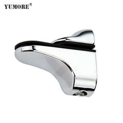 Bathroom Glass Fittings Shower Door Zinc Alloy Wall Mounted Adjustable Glass Clamp