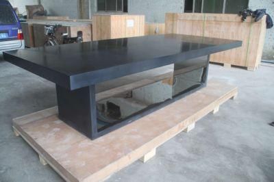 Black Shining Solid Surface Conference Tables