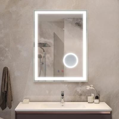Hotel Bathroom Decoration 4mm Copper Free Mirror Smart LED Mirrors