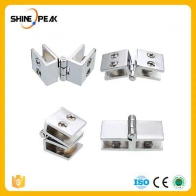2018 New Cabinet Hinges Stainless Steel Door Hinges Double Action 180 Degree Glass Cabinet Drawer Hinge for Furniture Hardware
