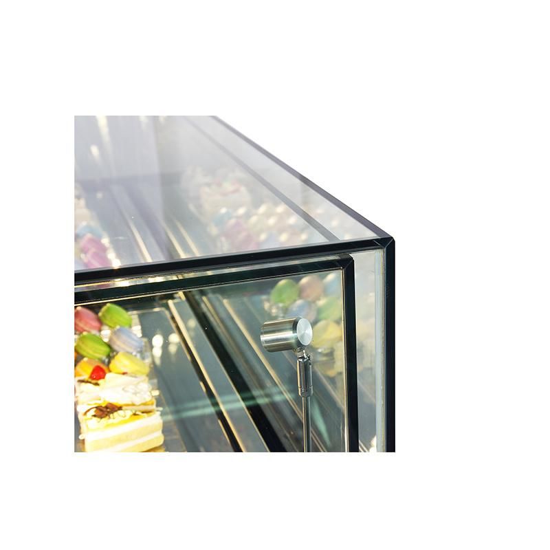 Auto Defrost Chocolate Refrigerated Showcase for Cafe Shop