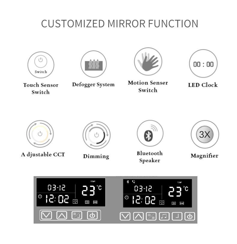 Hollywood Style Makeup Mirror with LED Light Fashion Design Mirror