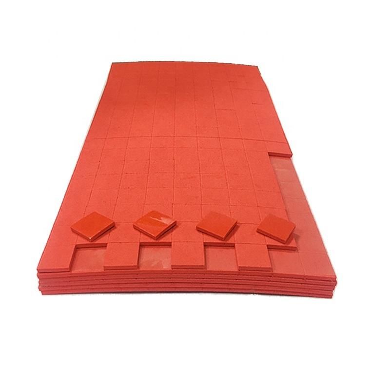 3mm Thickness Red EVA Rubber Protector Foam Pads for Industrial Glass Shipping