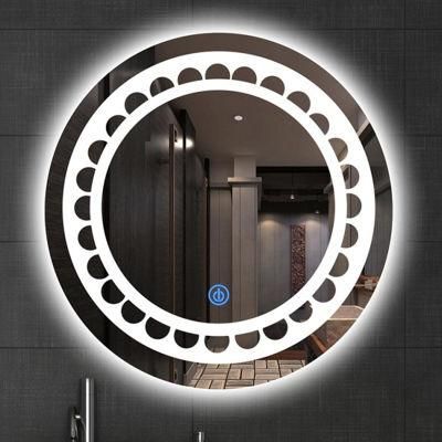 Good Quality Round Smart Bathroom Mirror with Touch Switch