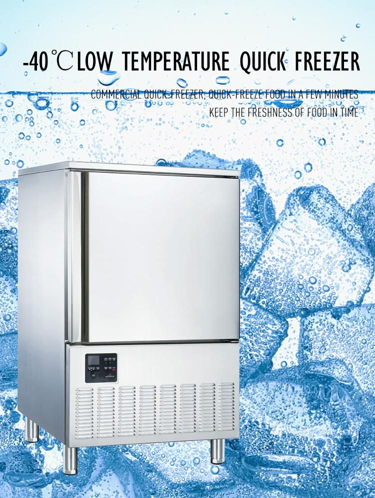 Commercial Kitchen Used Blast Freezer 5 Plate Rapid Freezing Cabinet