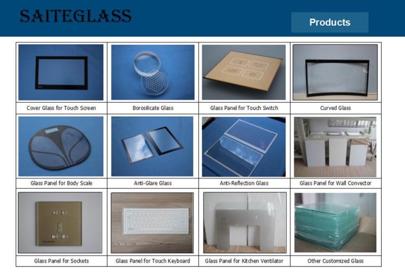 OEM Customized Acid Etched Tempered Glass Glass Table Top, Toughened Glass Panel