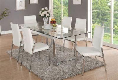 Clear Tempered Dining Table