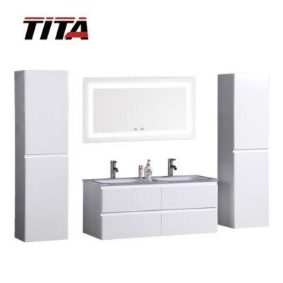 New Style Lacquer LED Bathroom Furniture Set T9319