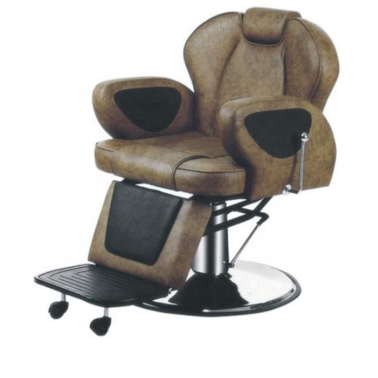 Hl-9007 Salon Barber Chair for Man or Woman with Stainless Steel Armrest and Aluminum Pedal