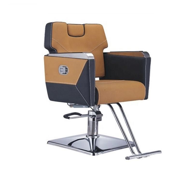 Hl- 985 Salon Barber Chair for Man or Woman with Stainless Steel Armrest and Aluminum Pedal