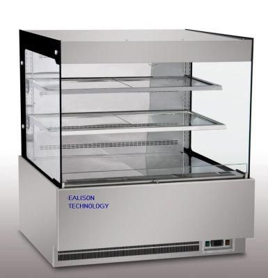1.2m Commercial Free Standing Glass Cake Showcase Price/Cake Chiller/Glass Cake Display Cabinet