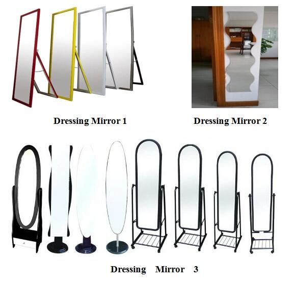 4mm 5mm 6mm Shower Room Mirror Bevelled Edge Mirror Clear Mirror /Temperedable Mirror Laminated Mirror Silver Mirror Bath Mirror Glass