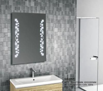 Silver Home Wall Decoration Magic Smart Glass LED Bathroom Mirror