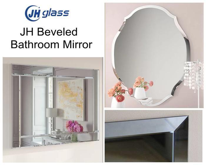 Hot Sales Good Quality Furniture Bathroom Beveled Edge Wall Silver Mirror