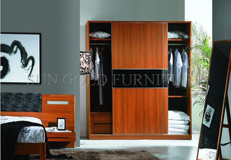 China Supply Fashion Modern Home Sliding Door Wardrobe (SZ-SW010)