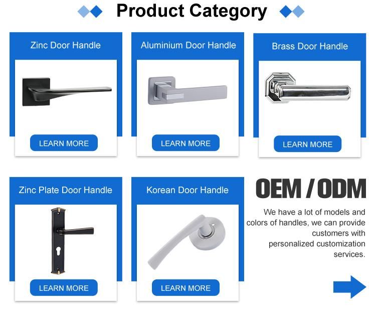 Good Selling Tube Lever Type Hotel Room Wooden Door Handle