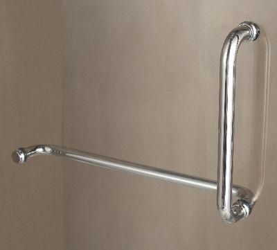 Stainless Steel Shower Room Bathroom Sliding Glass Door Pull Handle