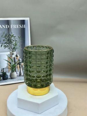 Wholesale Clear Candle Jar Glass Candle Holders, Glass Candle Stick with Lid for Candle Making