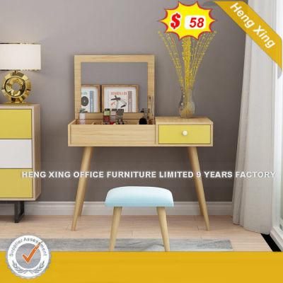Modern Simple Design Dressing Table Wooden Home Bedroom Furniture Dresser with Mirror