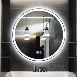 Hotel Rectangle Round Wall Mounted Decorative Mirror LED Backlit Lighted Mirror LED Bathroom Mirror
