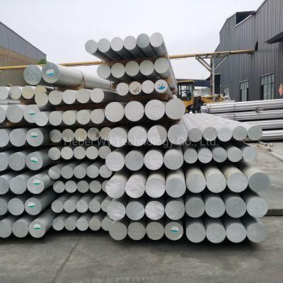 6061 6063 6082 T6 Aluminium Bar Extruded Solid Round Billet Bar