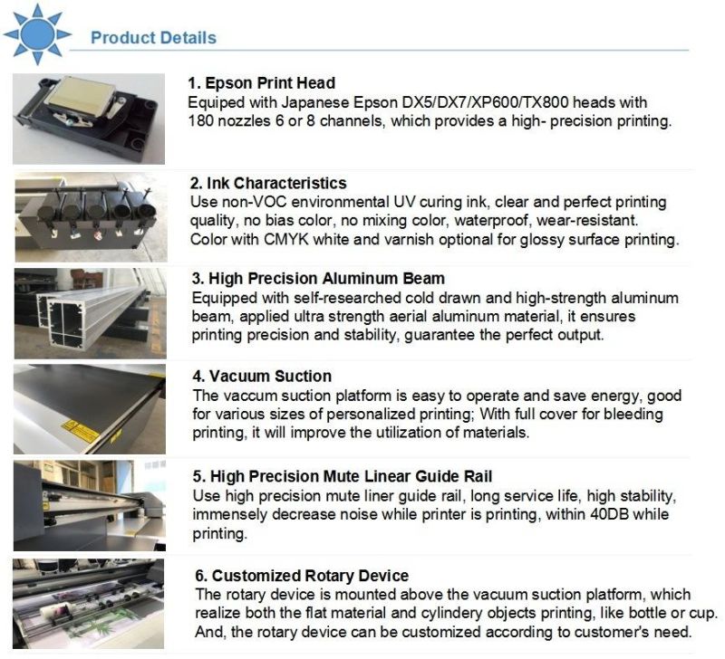 UV 6090 Flatbed 3D Metal Printer for Sale