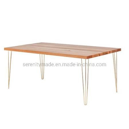 Hot Sale Wedding Event Furniture Bar Cafe Restaurant Table Hair Pin Table