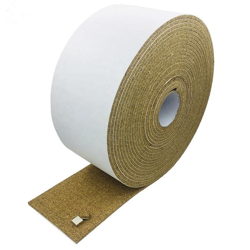 16*16*5+1mm Paper Liner on Rolls Adhesive Glass Protection Spacers Cork Separator Pads