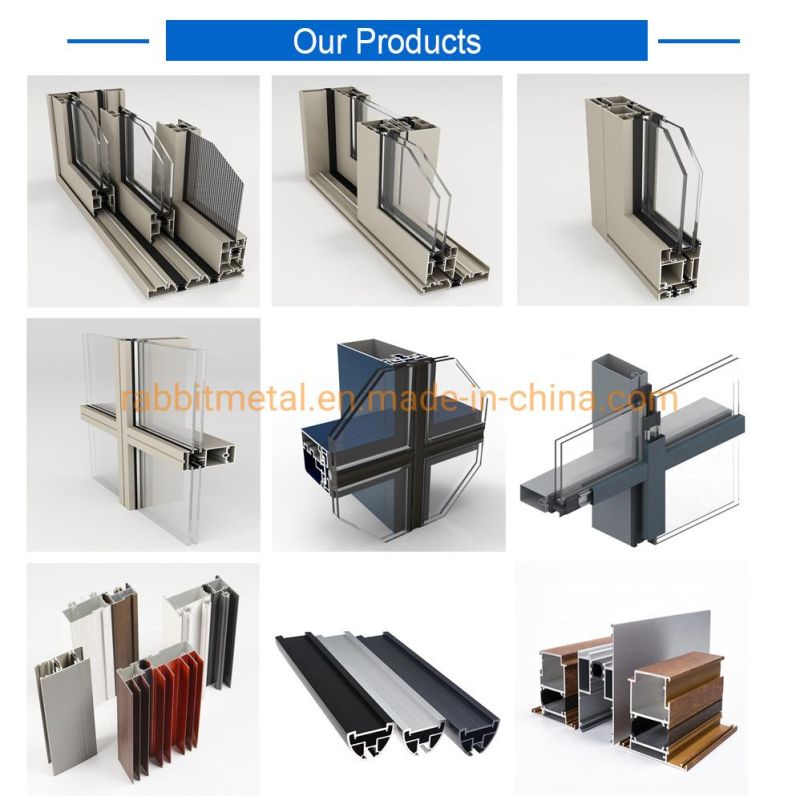 Construction Exterior Structural Aluminum Frame Glass Curtain Walls Building