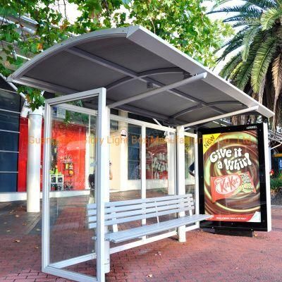 Street Furniture Advertising Smart Bus Station Shelter