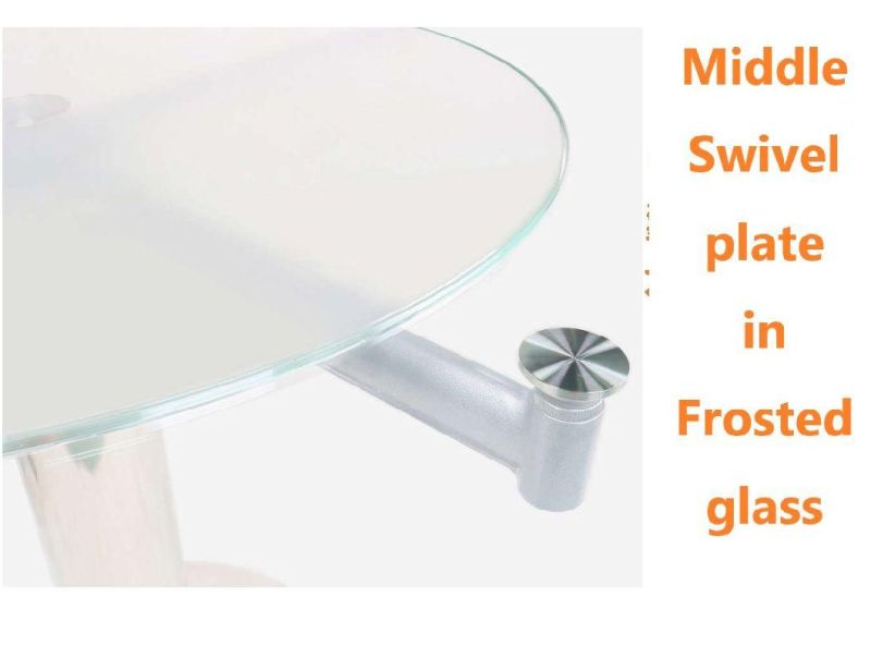 Dining Furniture Swviel Glass Table Dining Table