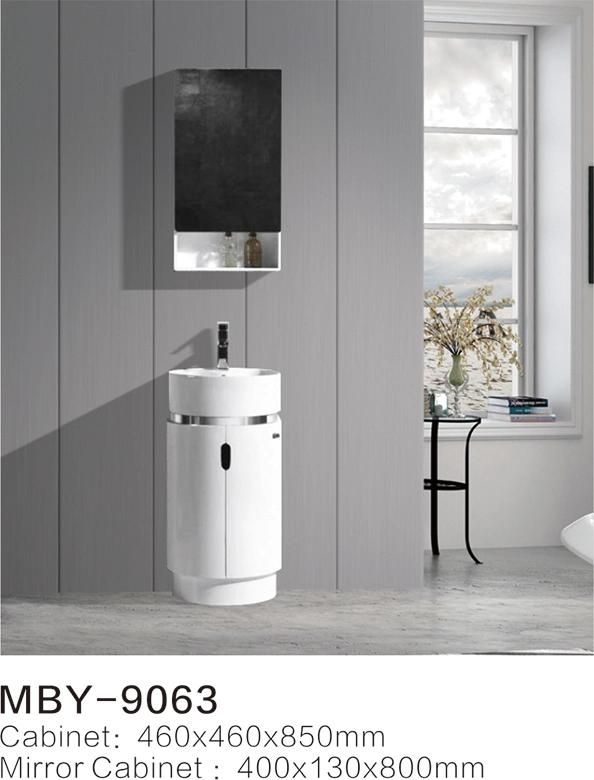 Wash Art Basin Bathroom Cabinet Basin Bathroom Closet Cabinet LED Touch Screen Bathroom Mirror