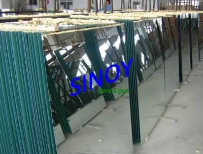 2mm to 6mm Thickness Float Glass Aluminium Mirror Glass