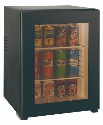 Commercial Glass Door Hotel Refrigerator Cabinet with Shelf Xc-38
