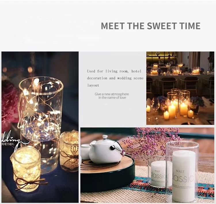 Modern Candle Holder for Home Decoration Candle Holder in Bulk Decorative Glass Candle Holders Tealight