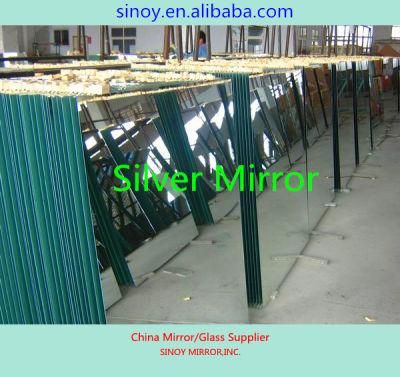 2mm, 3mm, 4mm, 5mm, 6mm Double Coated Silver Mirror, Silver Mirror Glass, Glass Mirror