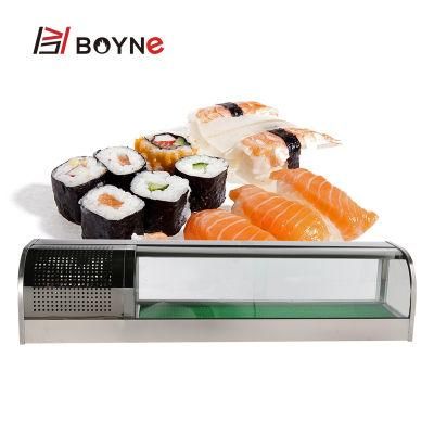 Commercial Bakery Shop Single Layer Susi Display Chiller Showcase