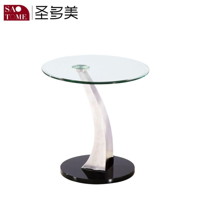 Modern Living Room Furniture Transparent Round Console Table