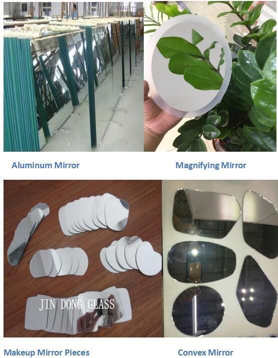 1.0mm-6mm Aluminum Mirror Glass Sheet Per Square Meter Price M2