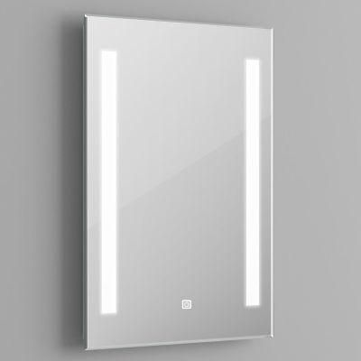 LED Lighted Mirrors Vanity Bathroom Frameless Backlit Wall LED Mirror with Anti Fog Touch Button