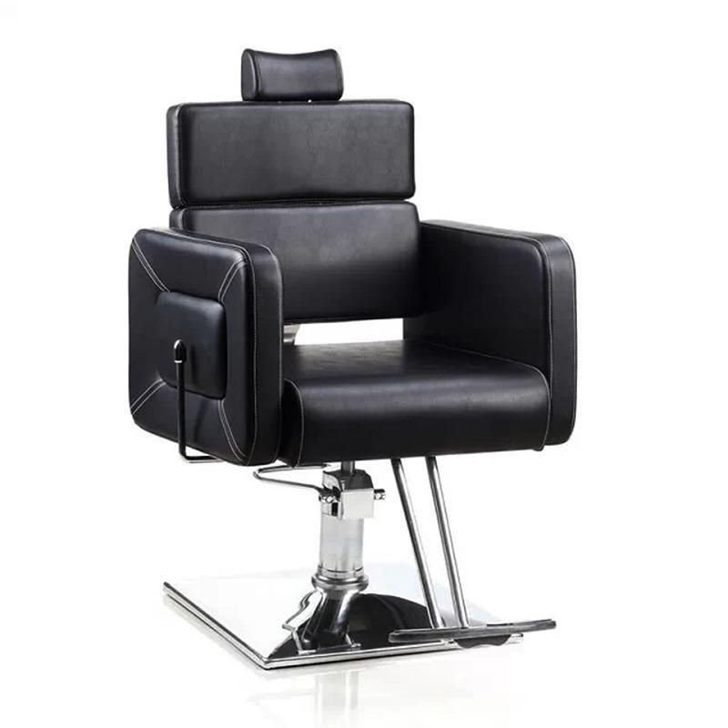 Hl-1150 Salon Barber Chair for Man or Woman with Stainless Steel Armrest and Aluminum Pedal