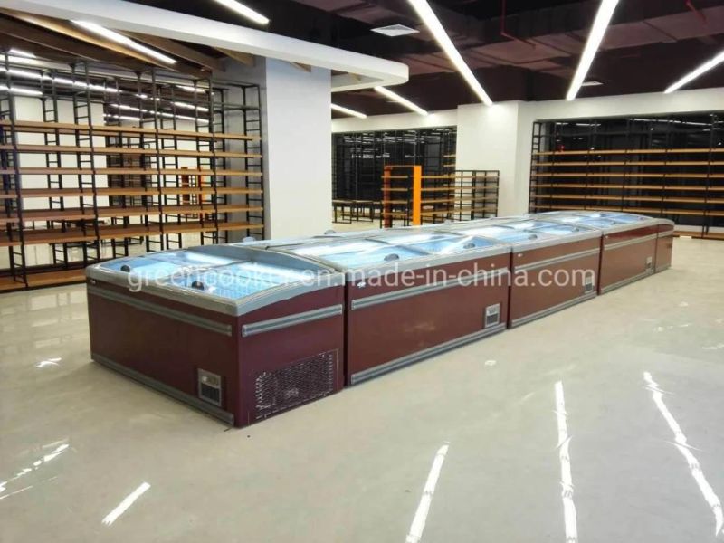 1.6m 438L Commercial Freezer Horizontal Refrigerated Freezer Cooked Food Order Cold Dish Display Cabinet