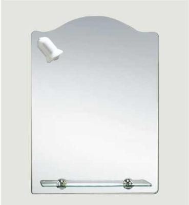 Customized Wholesale Bathroom Sliver Mirror with Light Irregular Furniture